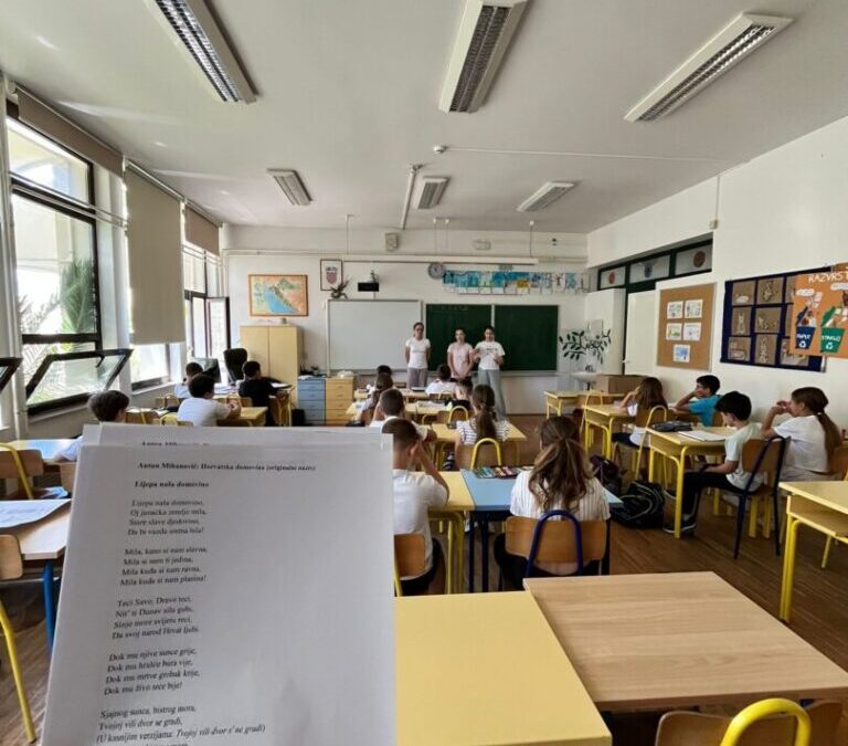 Posljednja faza školskog projekta Mali i veliki književni saveznici